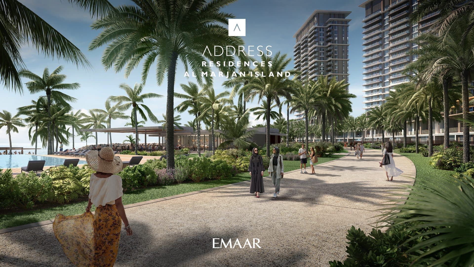 Address Residences Al Marjan Island — Promenade