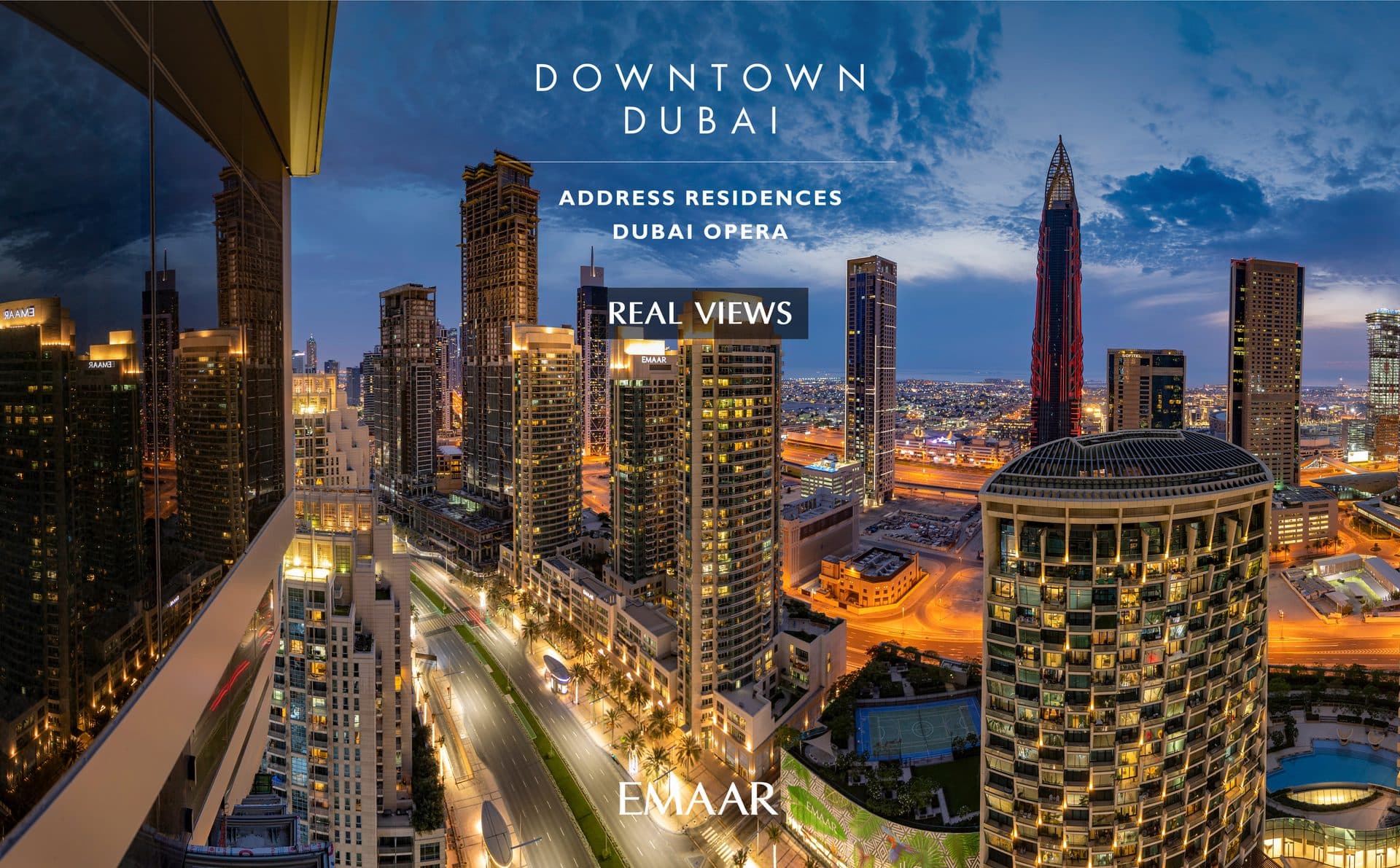 Address Residences Dubai Opera — Night