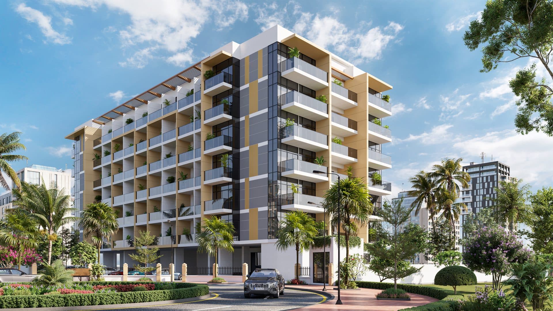 Al Haseen-2 Residences — Exterior day
