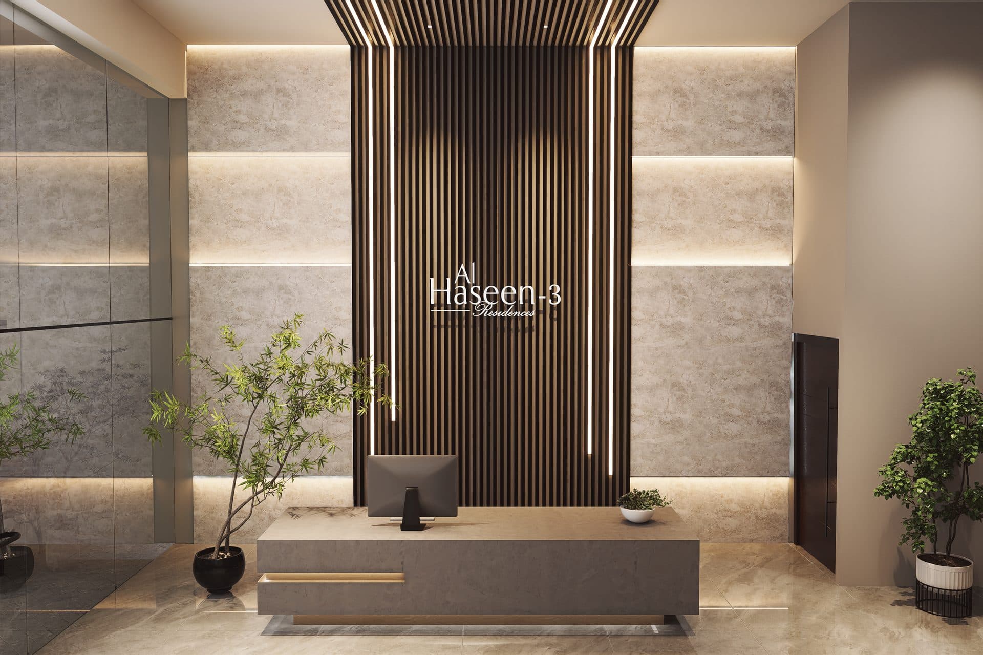 Al Haseen-3 Residences — Entrance lobby