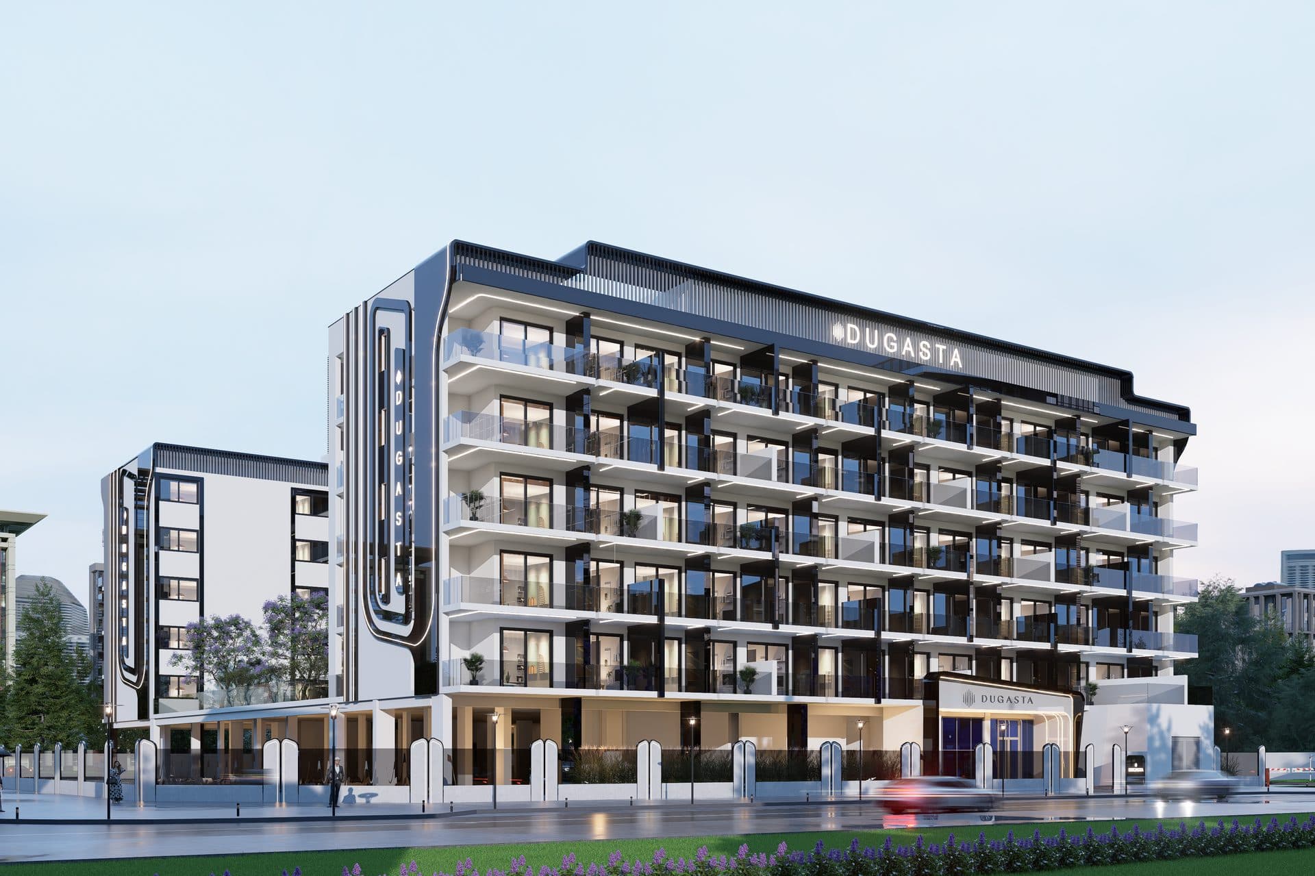 Al Haseen-4 Residences — Exterior day
