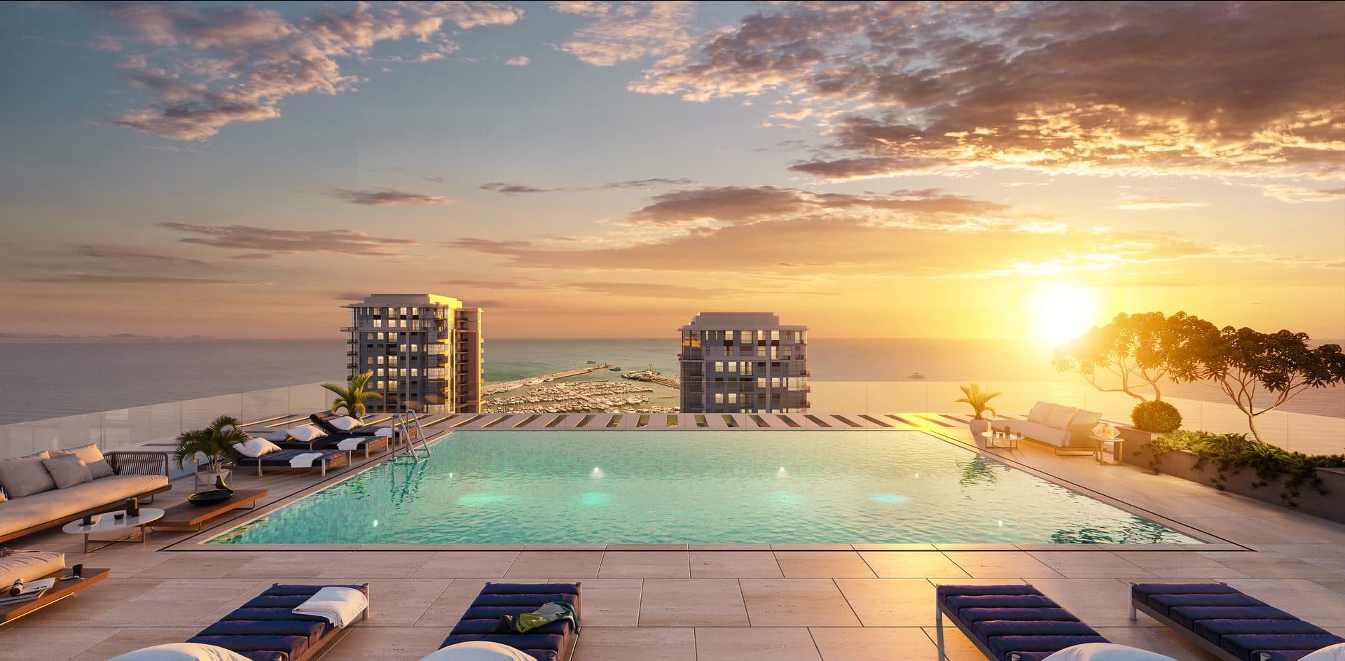 Allegro Residences — Rooftop pool