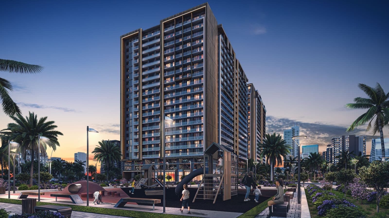 Ande Metropolis — Exterior dusk
