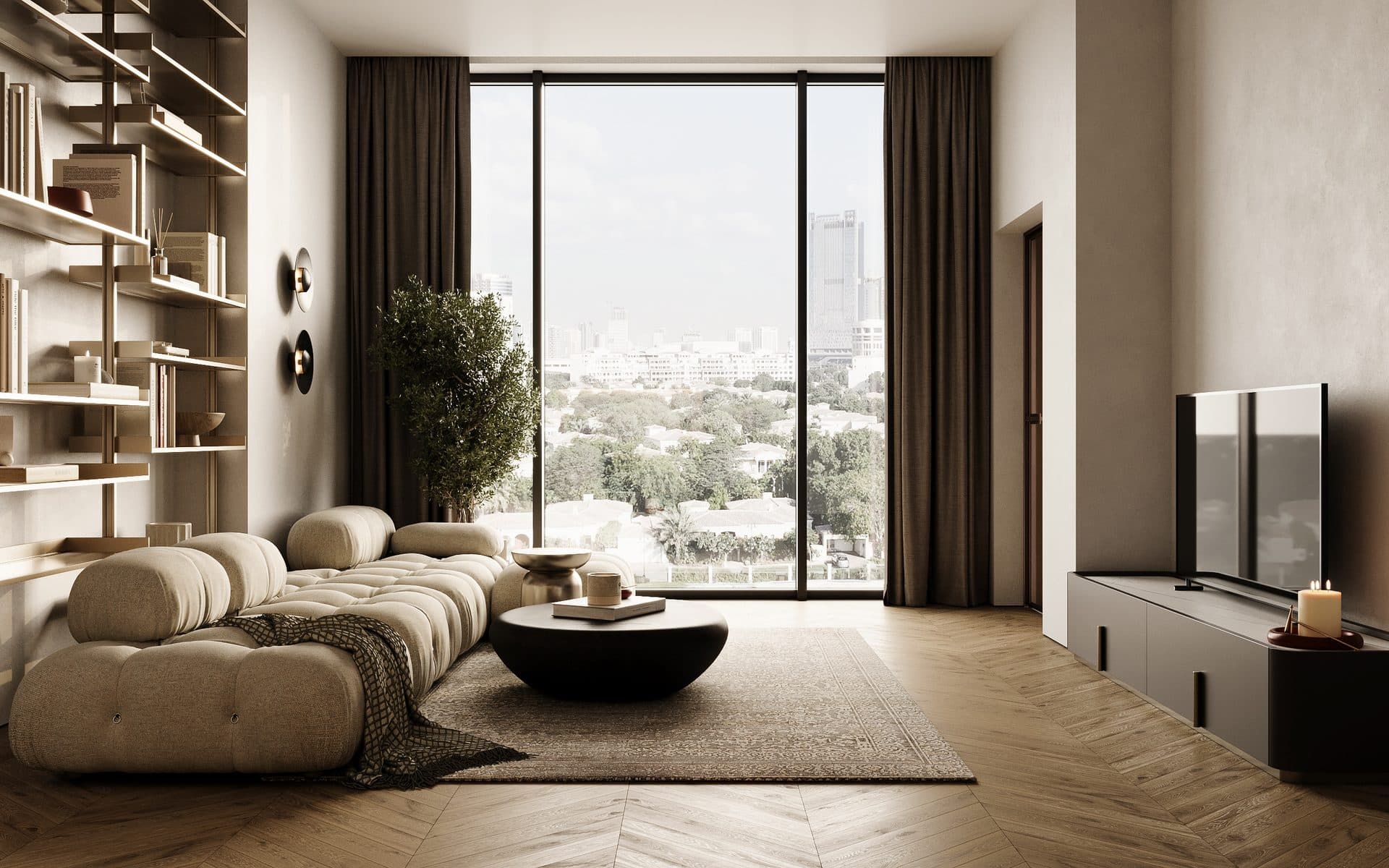 Arisha Terraces — Living room