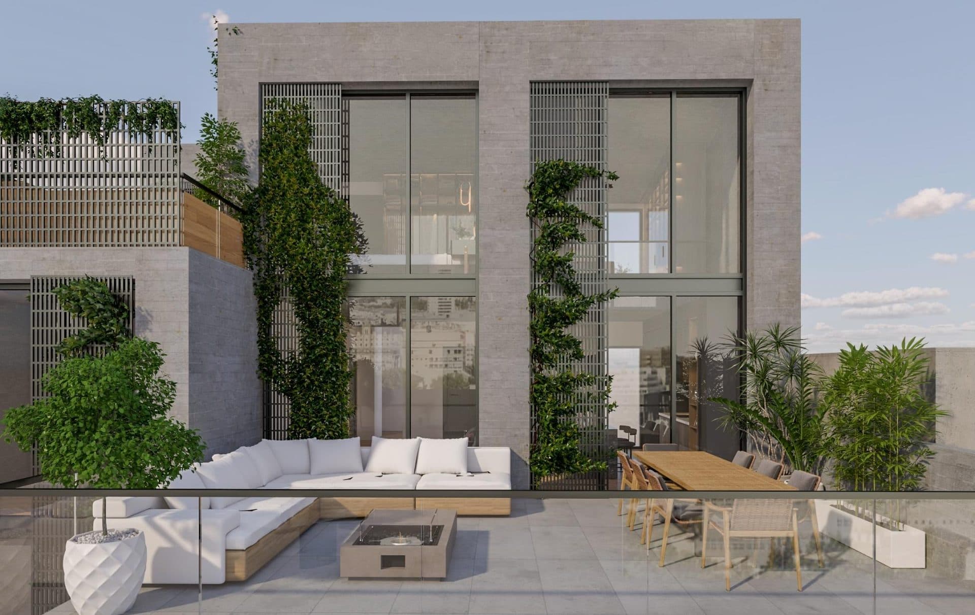 ATHINUM 8 — Terrace facade