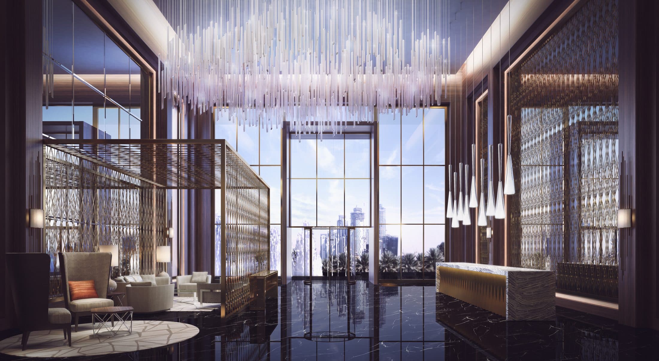 AYKON City — Tower C (Luxury Residences) — Lobby