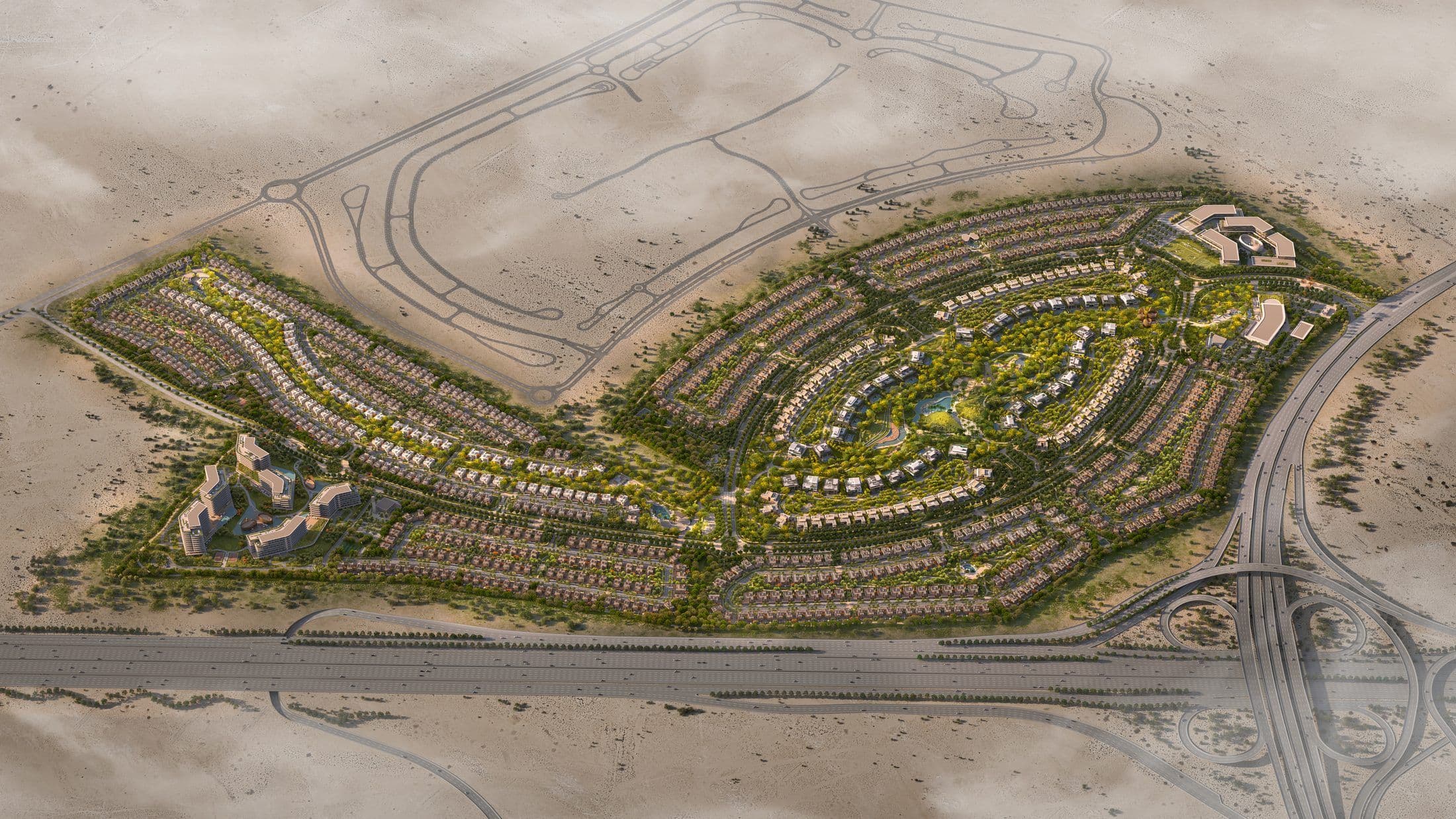 Cassia Villas at The Wilds — Masterplan aerial