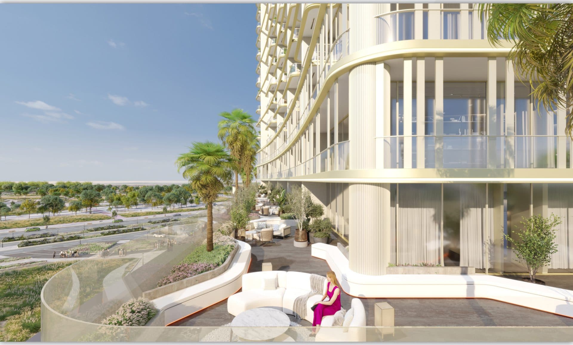 Celesto Tower 4 — Terrace view