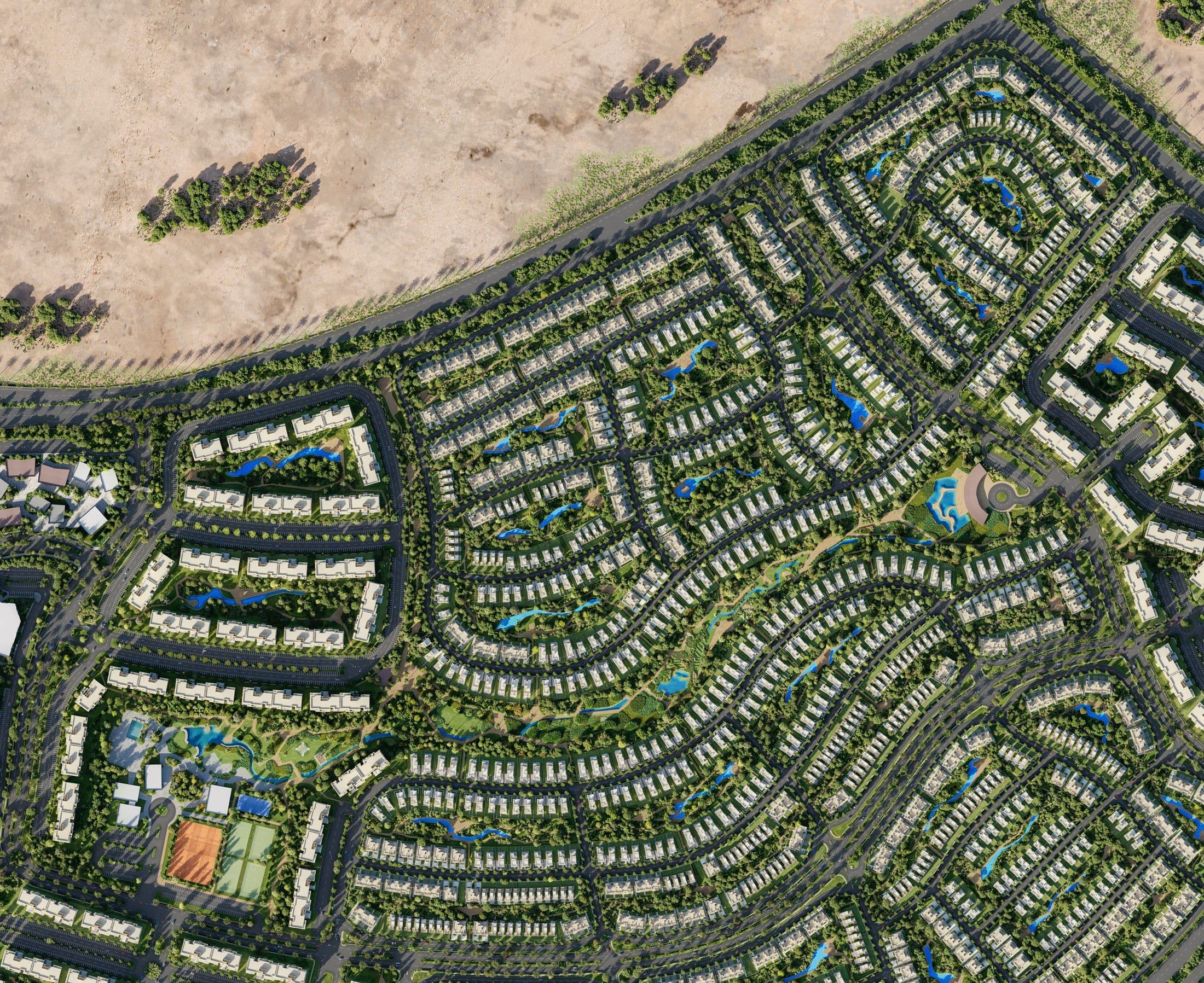 Eastvale — Masterplan aerial