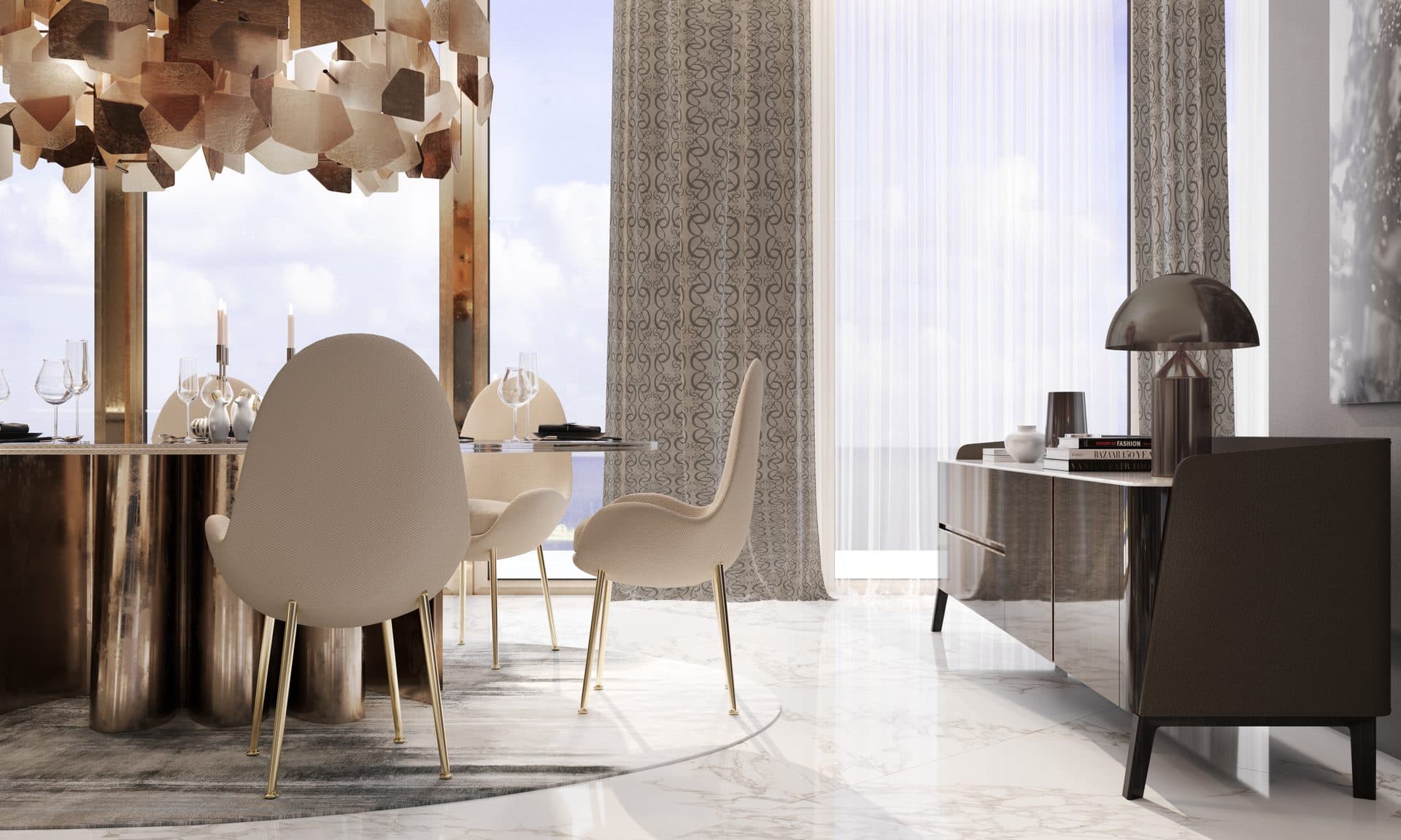 Elie Saab at Emaar Beachfront — Living