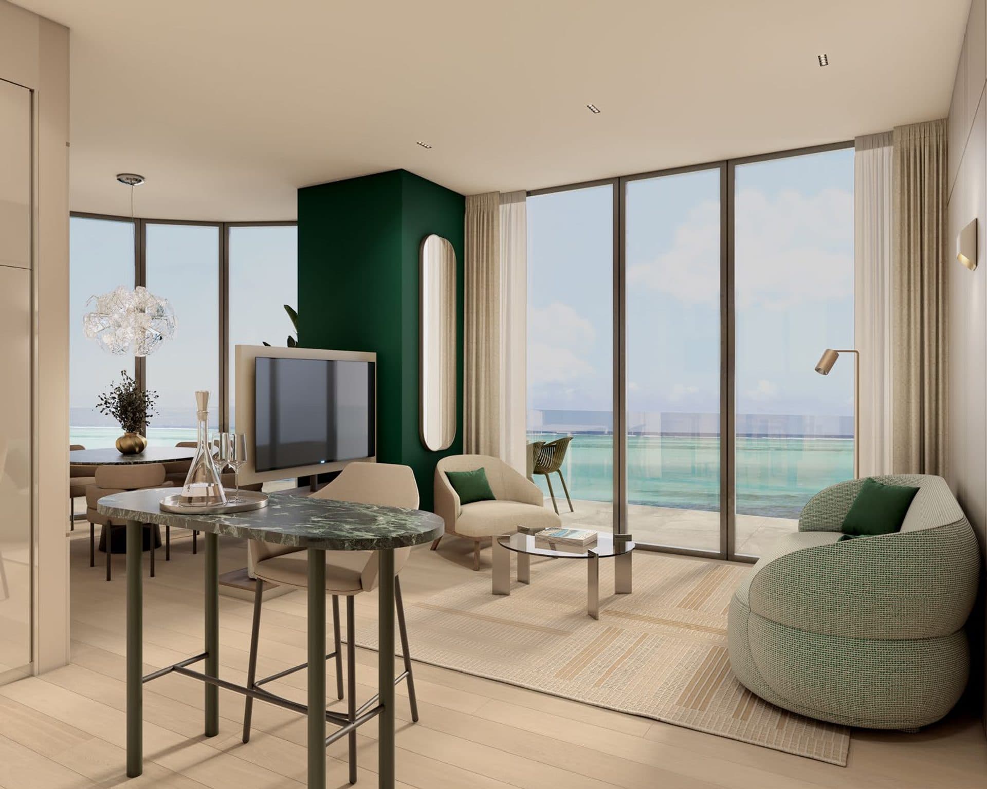 The First Tower by Ambassadori — Living room