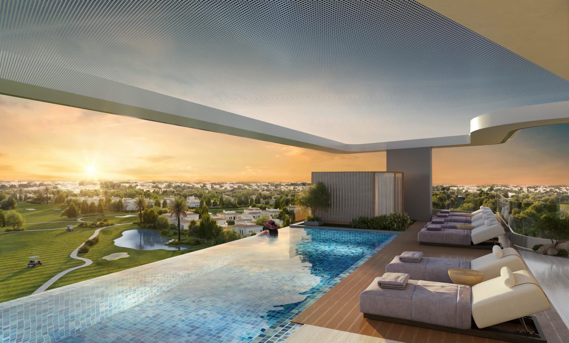 Golf Grove — Rooftop pool