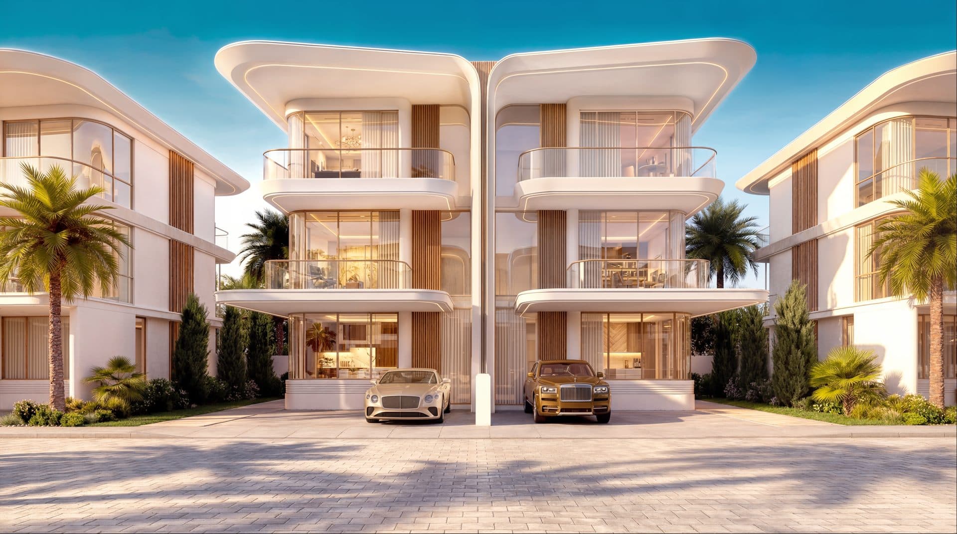 Greenz by Danube — Twin villa exterior