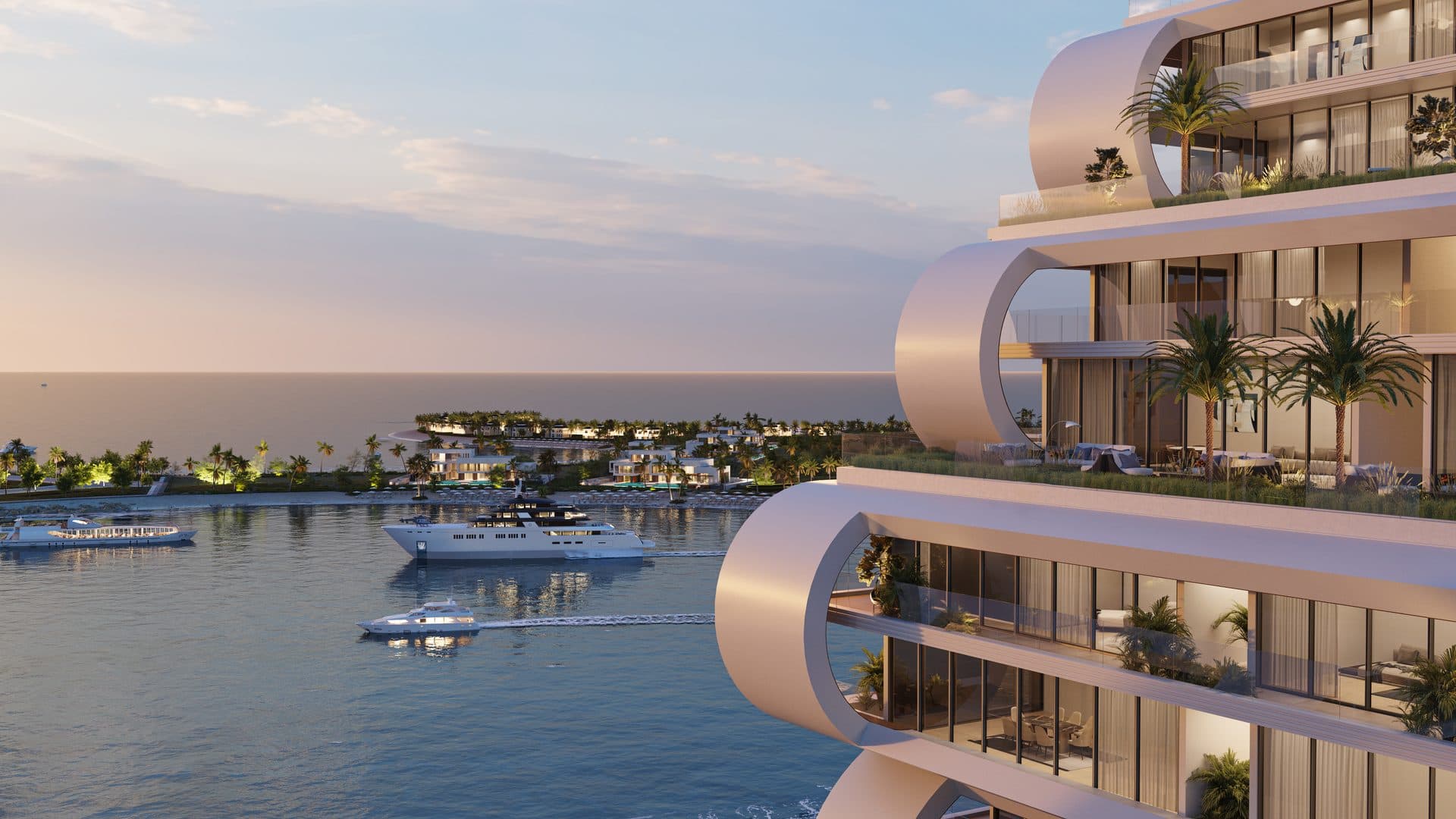 JW Marriott Residences — Exterior balconies