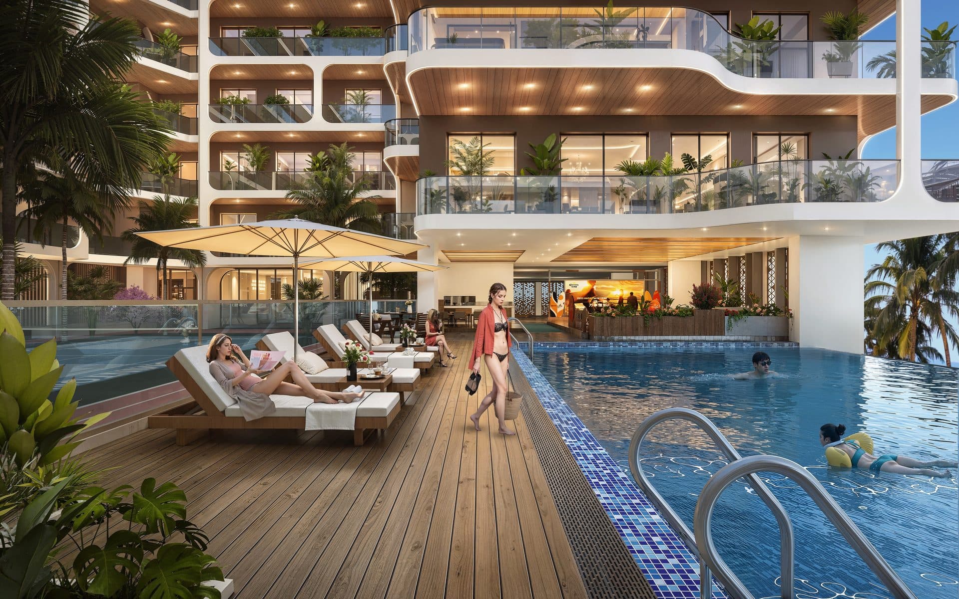 Listone Residence — Amenity pool