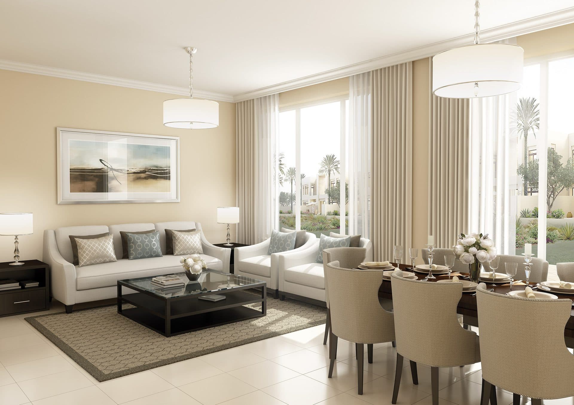 Mira Oasis — Living dining