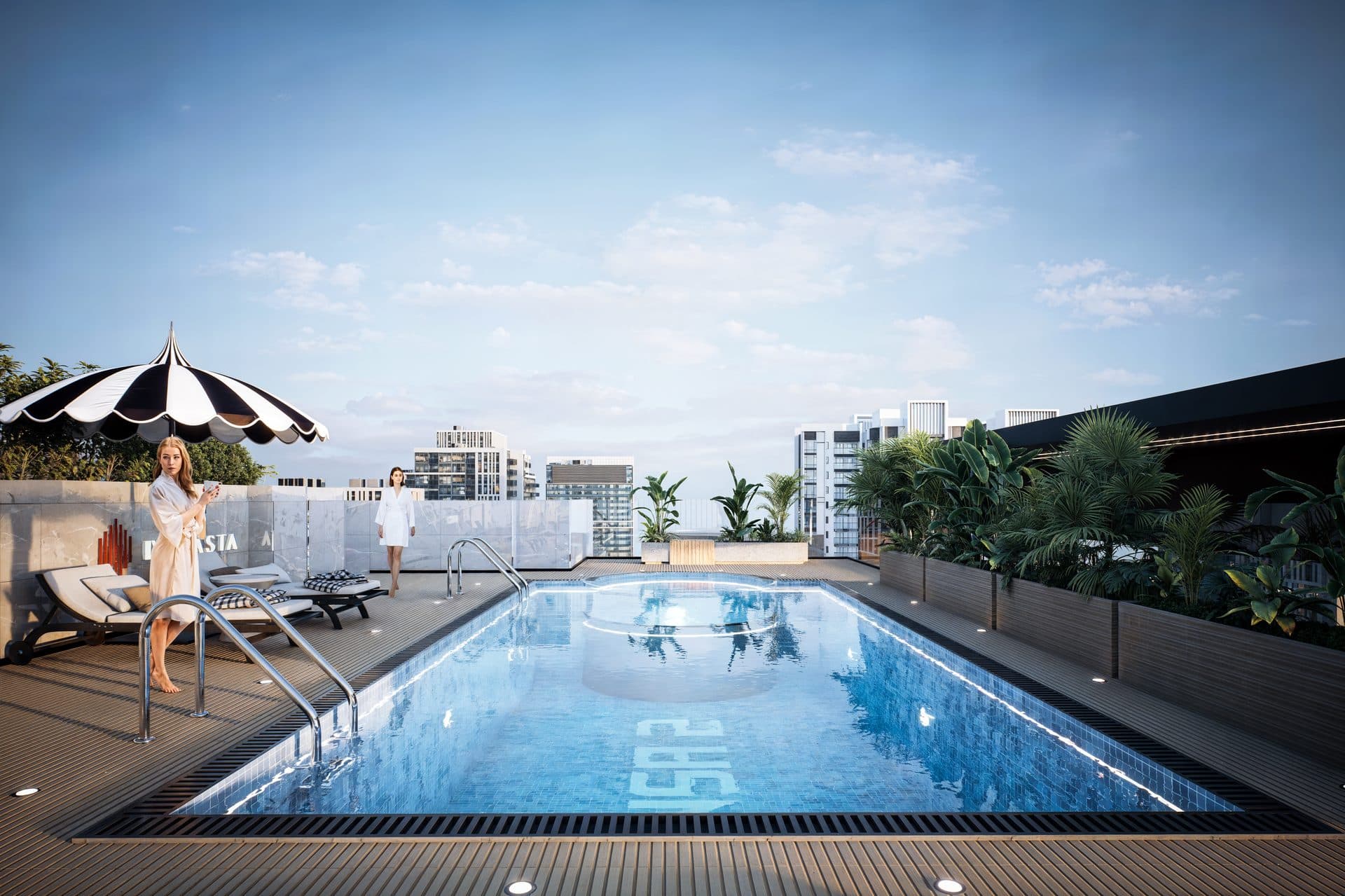 Moonsa Residences 2 — Rooftop pool