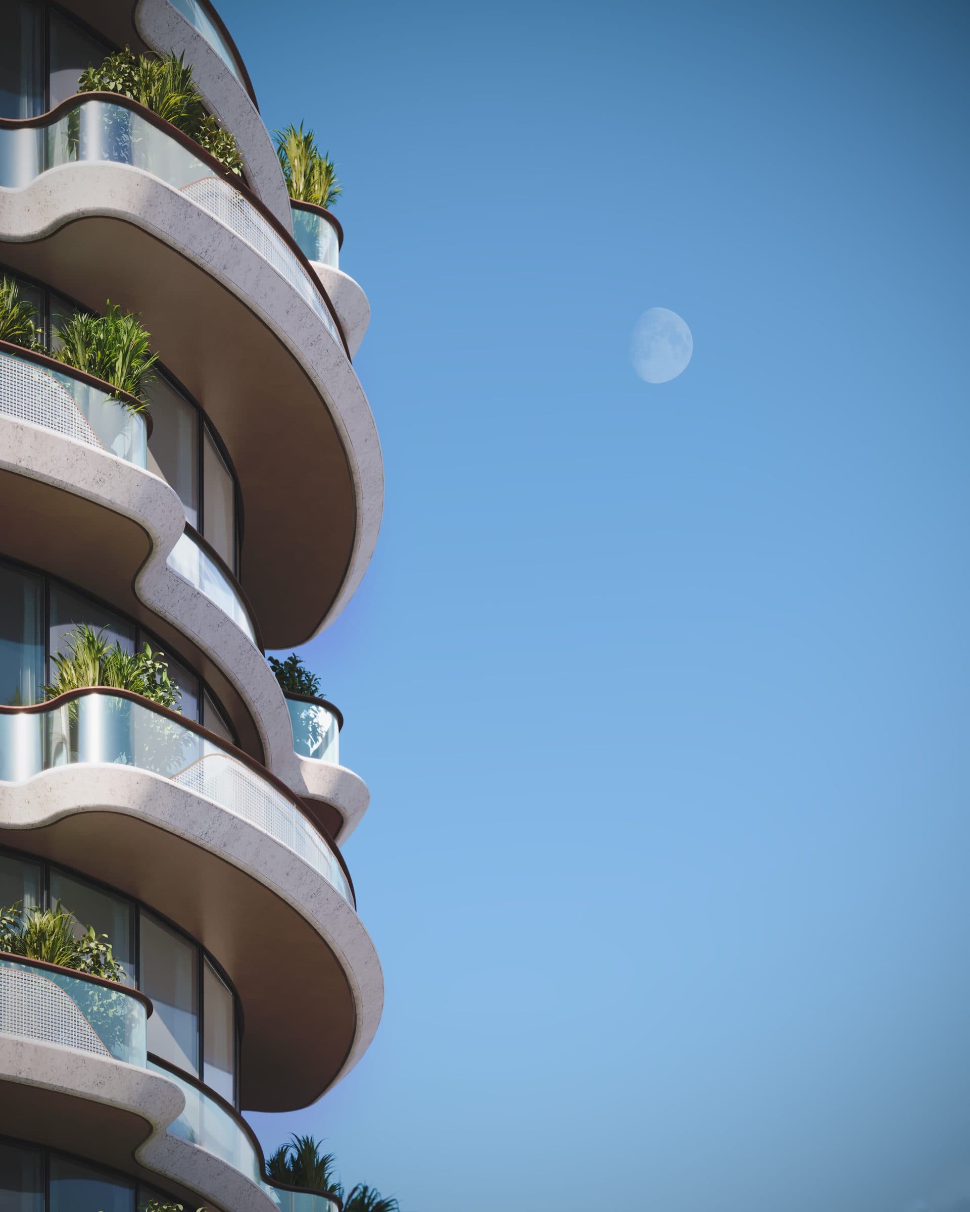 Next Coral — Exterior balconies
