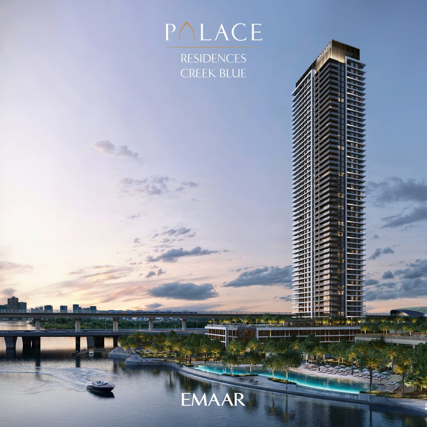Palace Residences Creek Blue — Hero