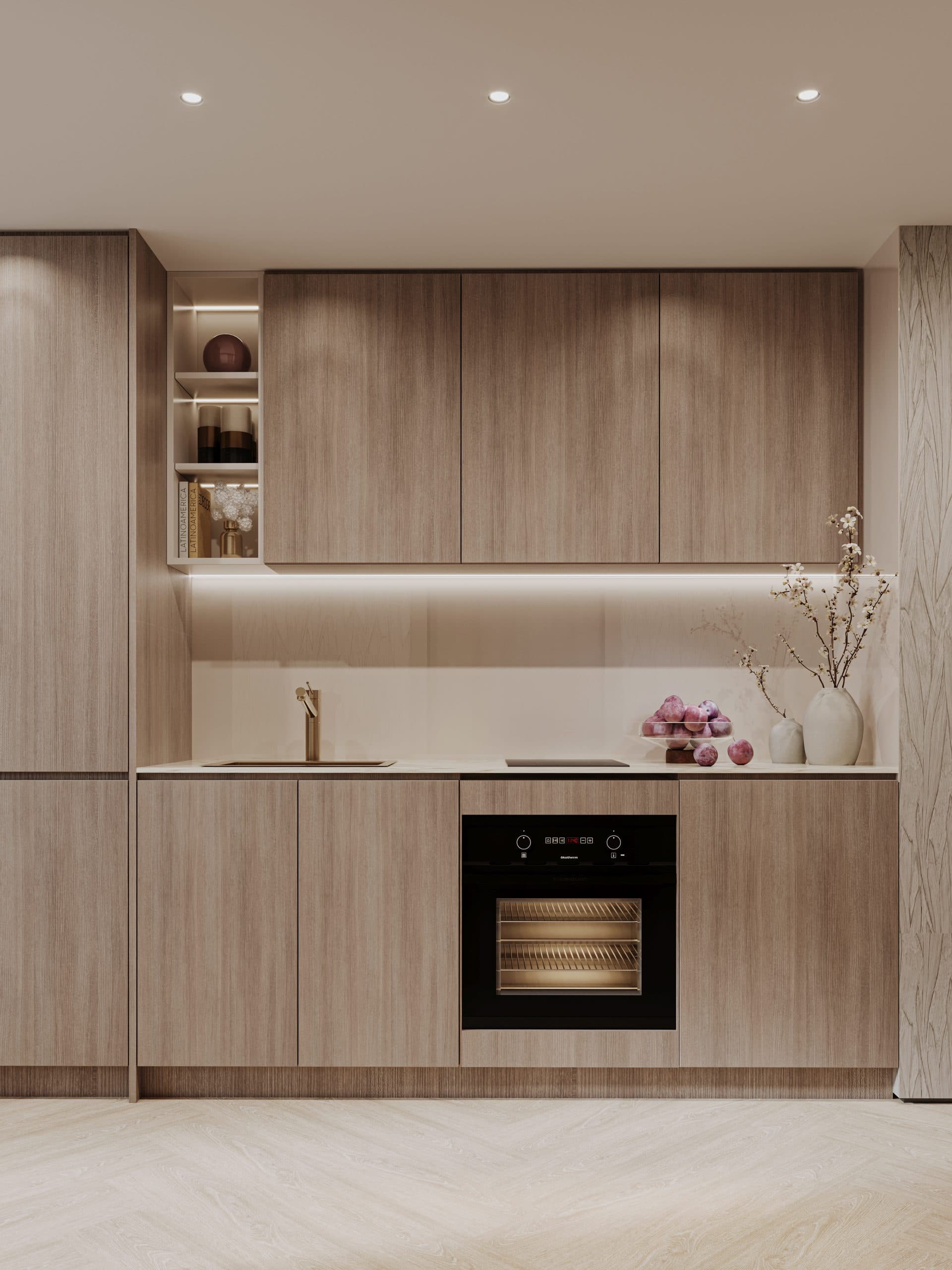 Q Gardens Aliya — Studio kitchen