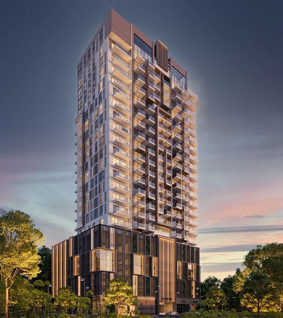 Q Gardens Lofts 1 — Exterior tower