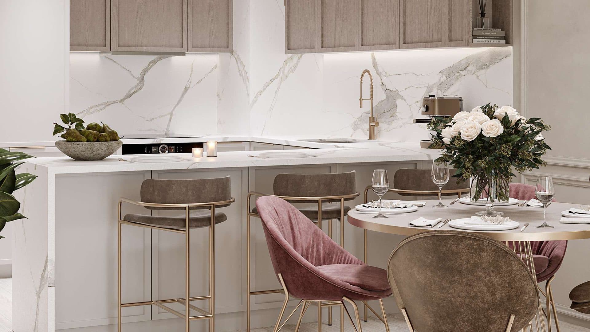 Q Gardens Lofts 1 — Living kitchen