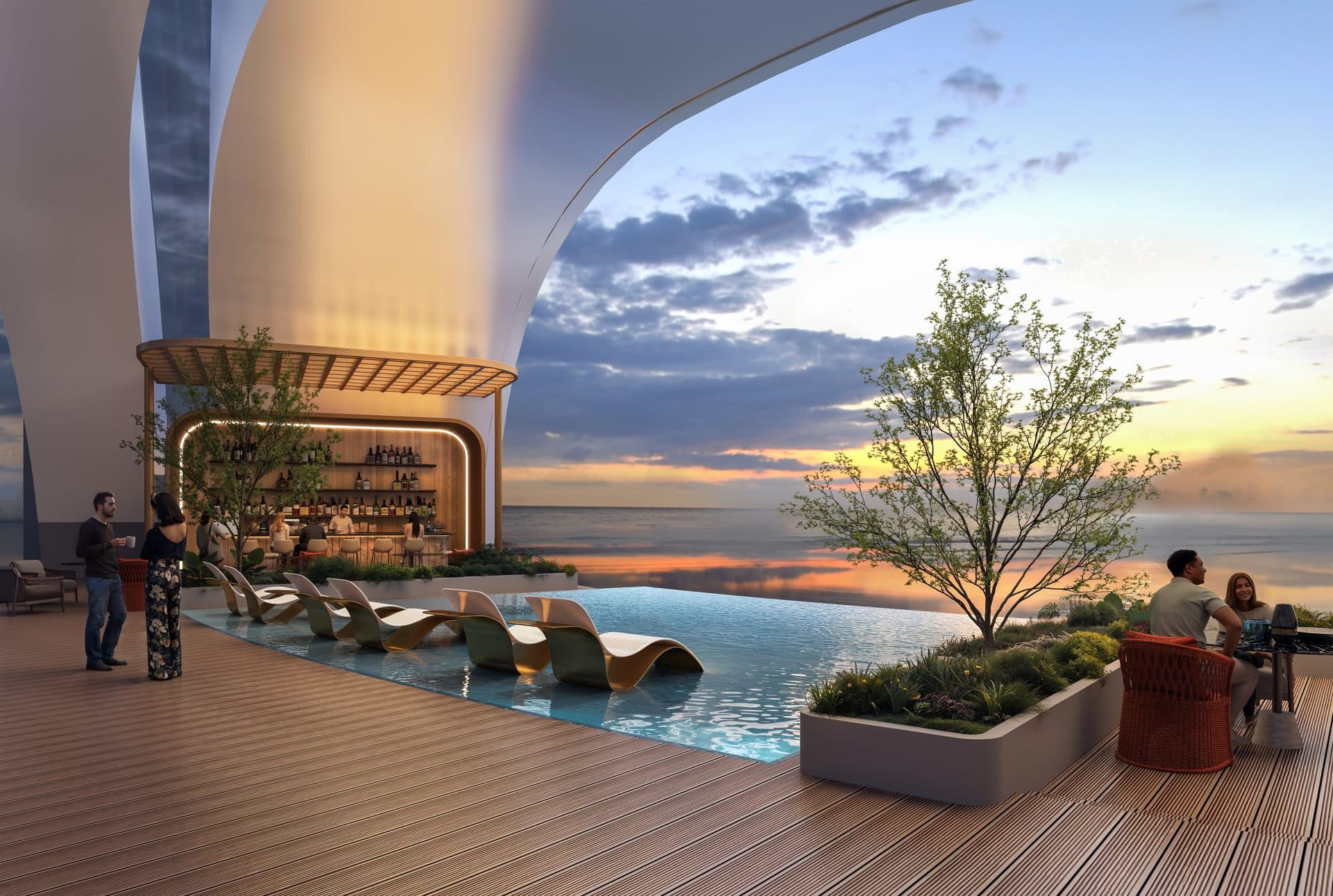 Radisson Blu Hotels RAK Central — Rooftop pool