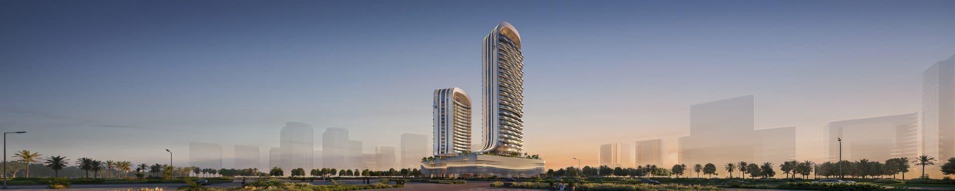 Radisson Blu Residences RAK Central — Twin towers