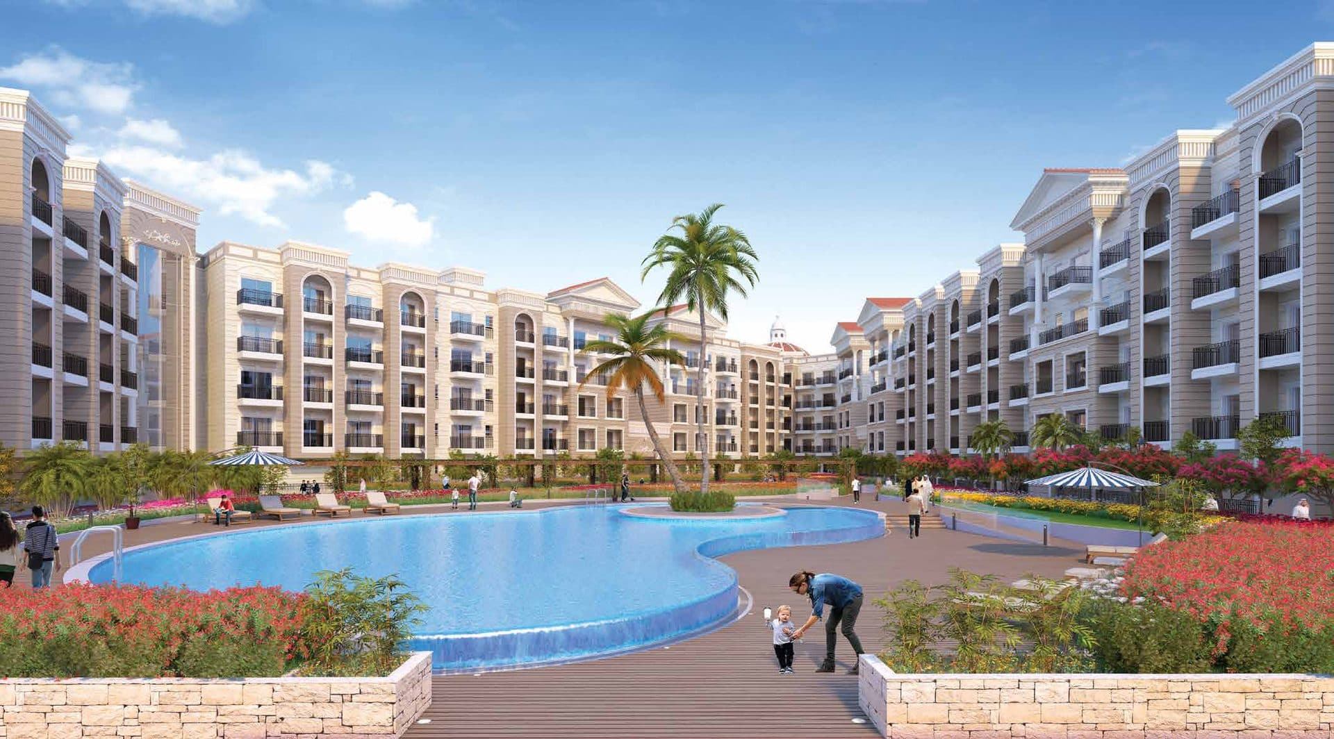 Resortz by Danube — Courtyard pool