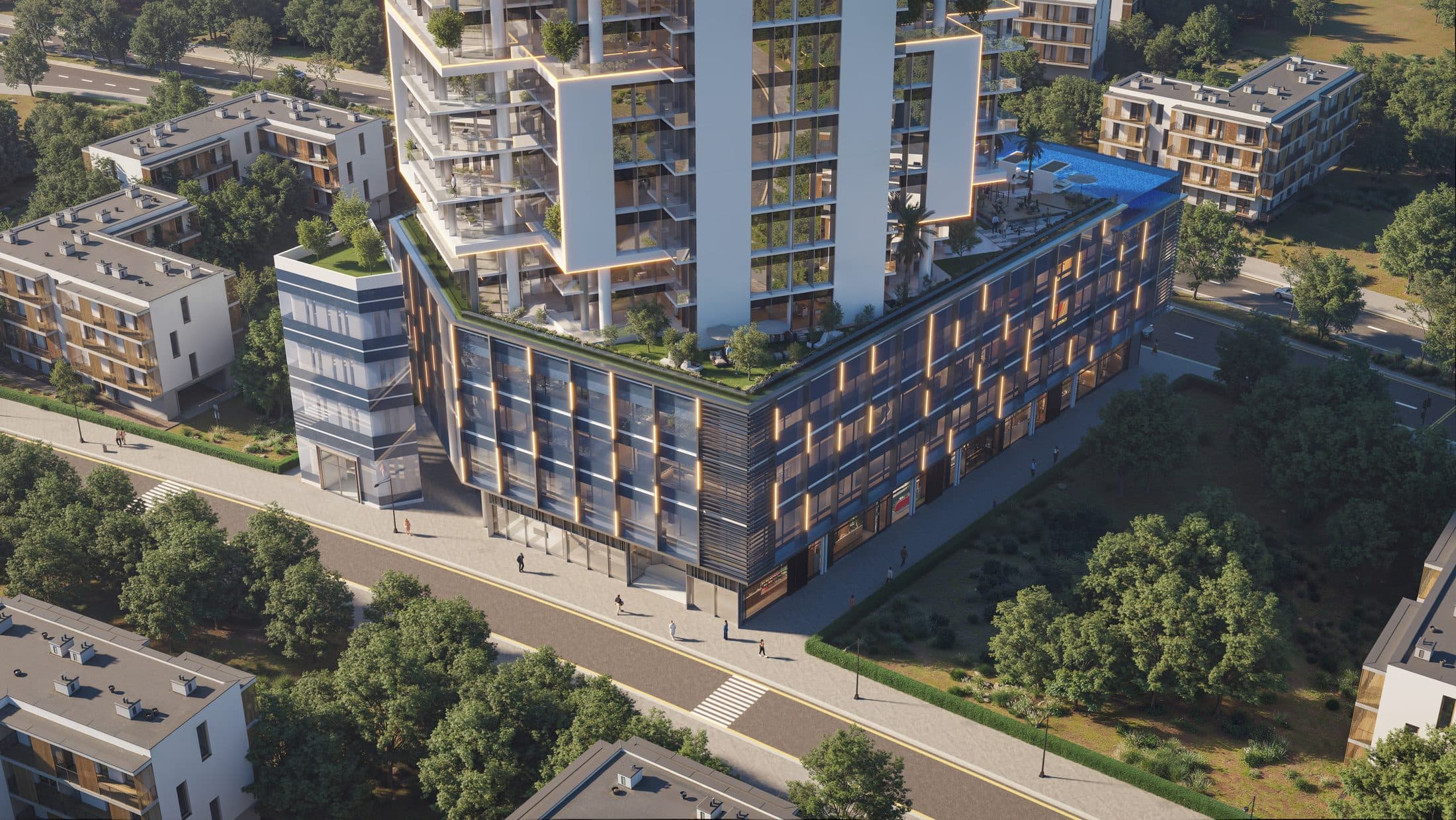 Samana Barari Avenue — Hero aerial