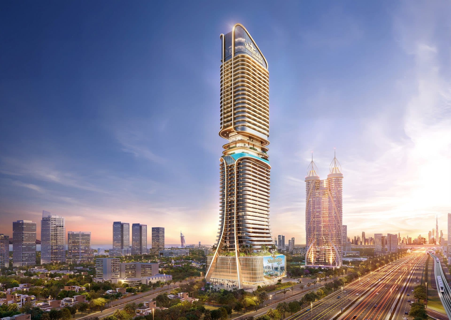 Shahrukhz Offices — Tower aerial