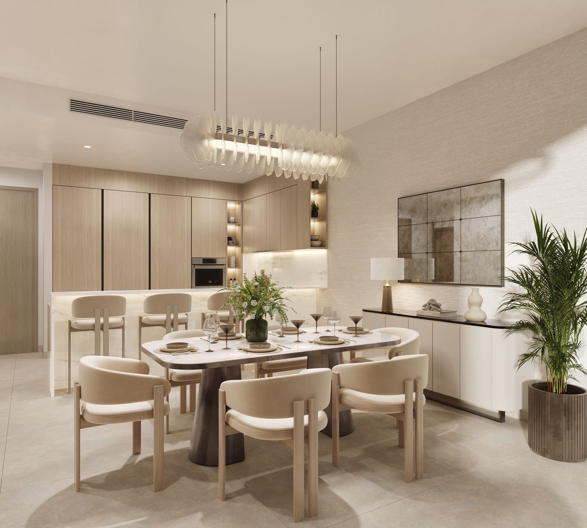 Sol Terra Gardens — Dining kitchen