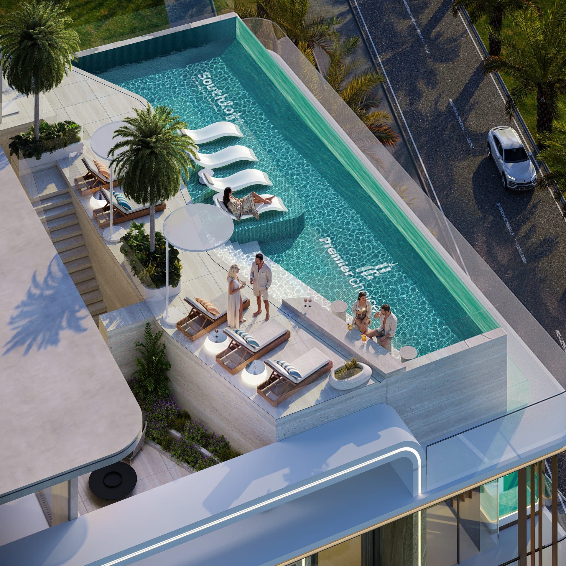 South Lofts — Rooftop pool