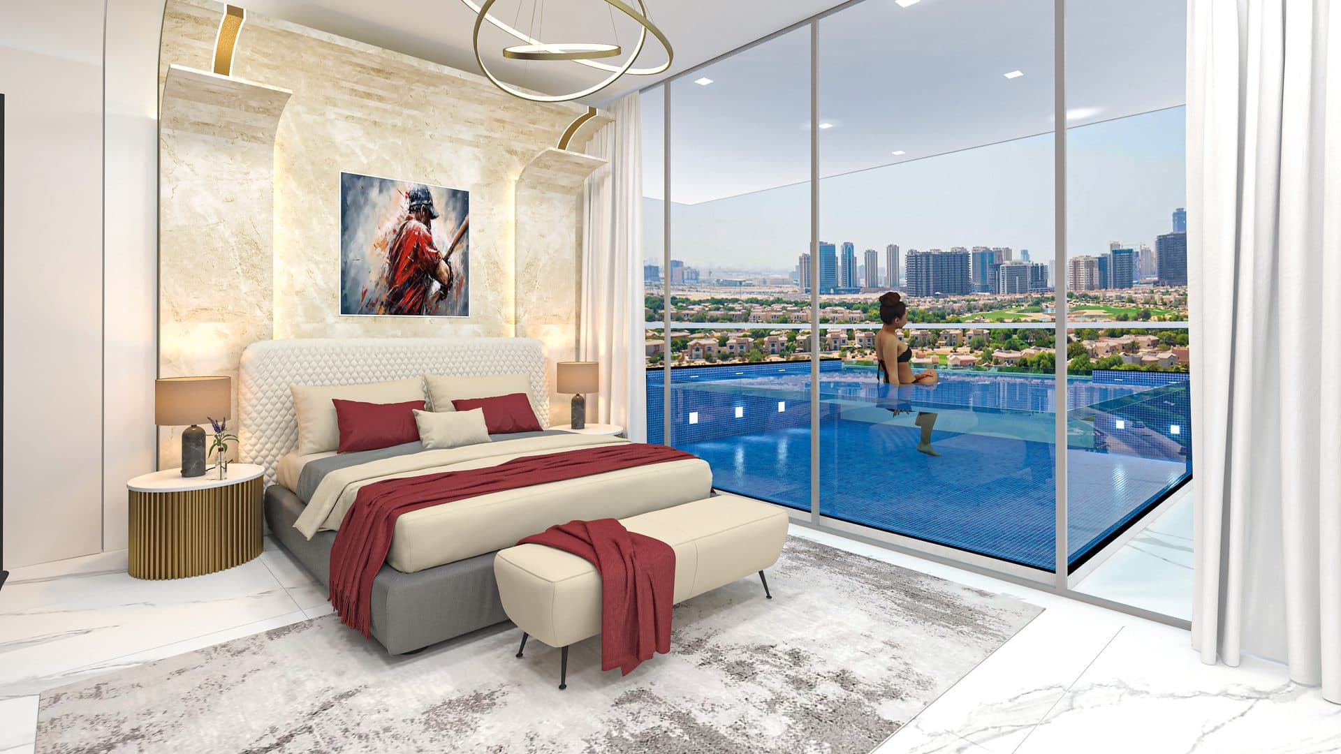 Sportz by Danube — Private pool bedroom