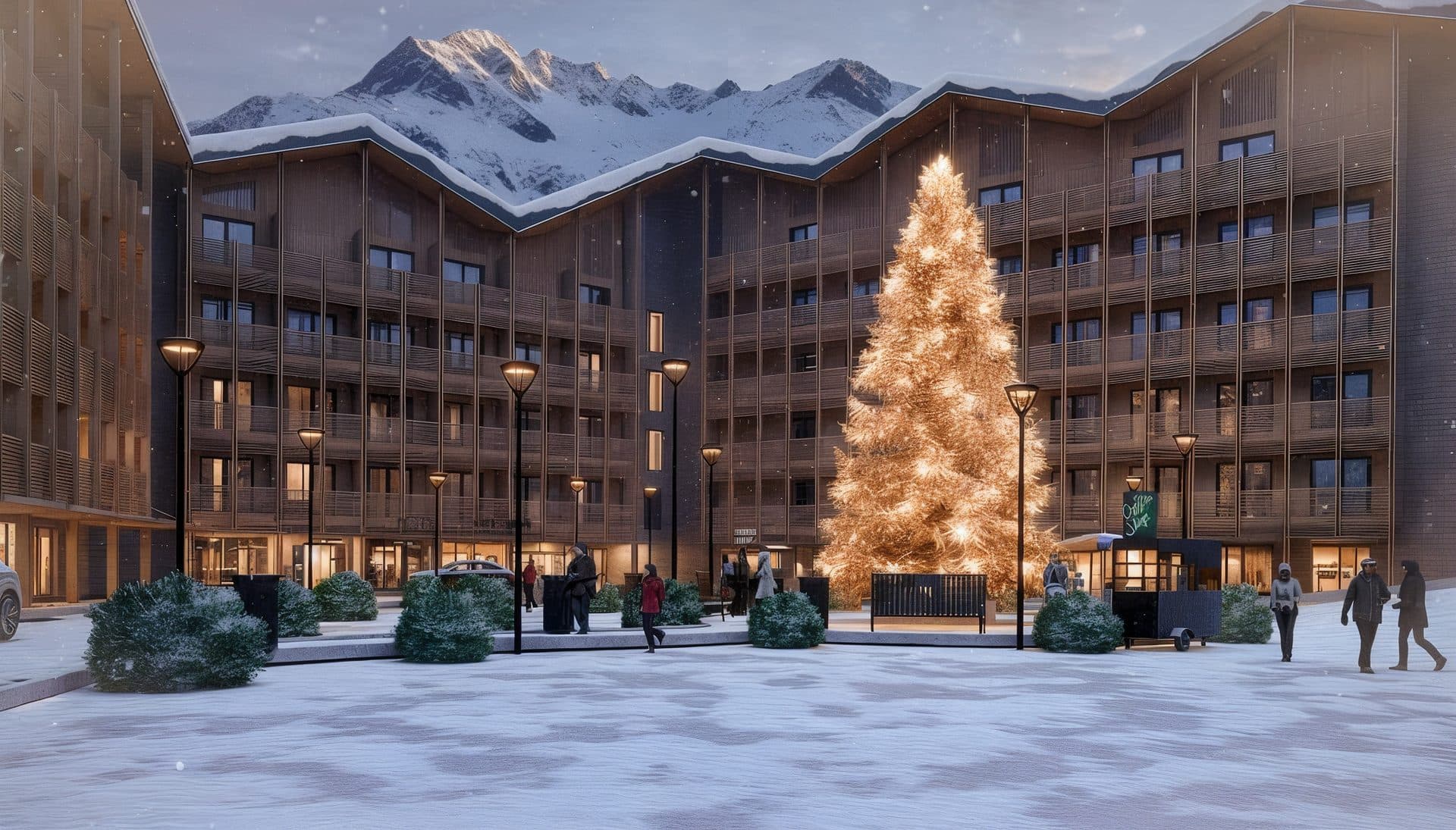 Swissotel Residences Gudauri (Q Block) — Courtyard