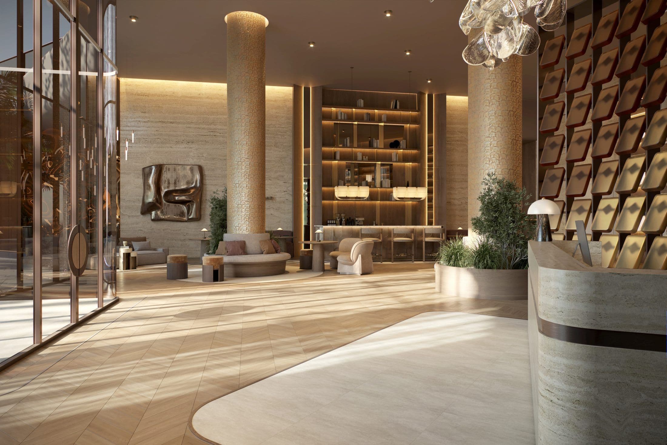 The Row Saadiyat — Lobby