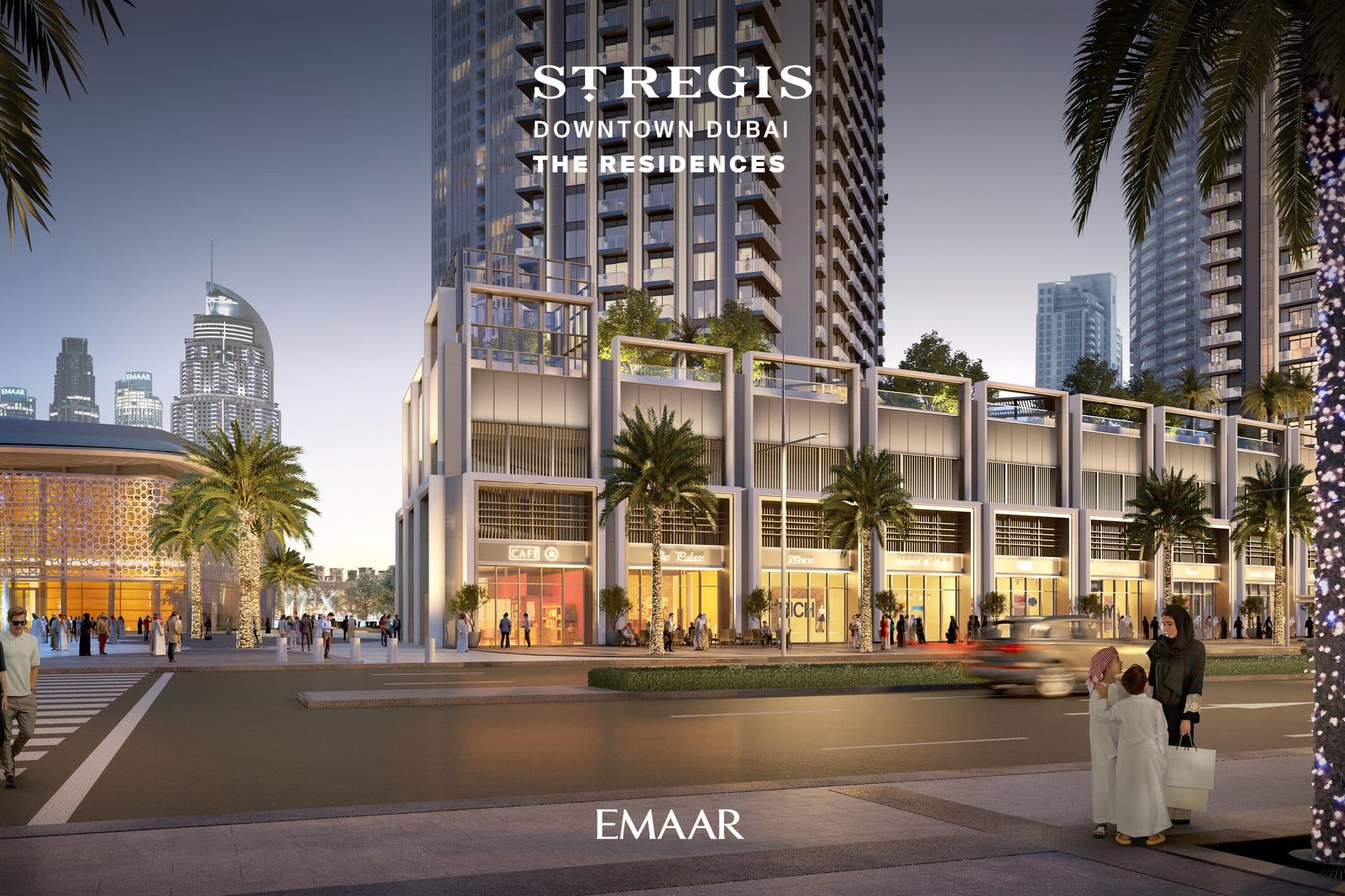 The St. Regis Residences, Downtown Dubai — Retail