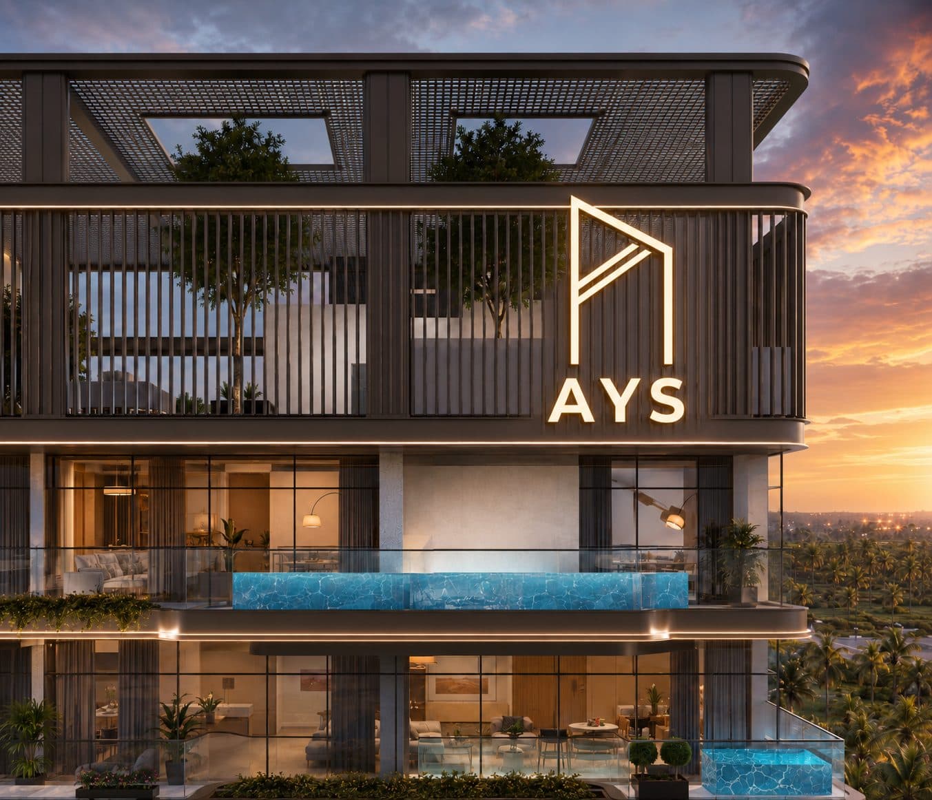 Tivanno — Facade balcony jacuzzi
