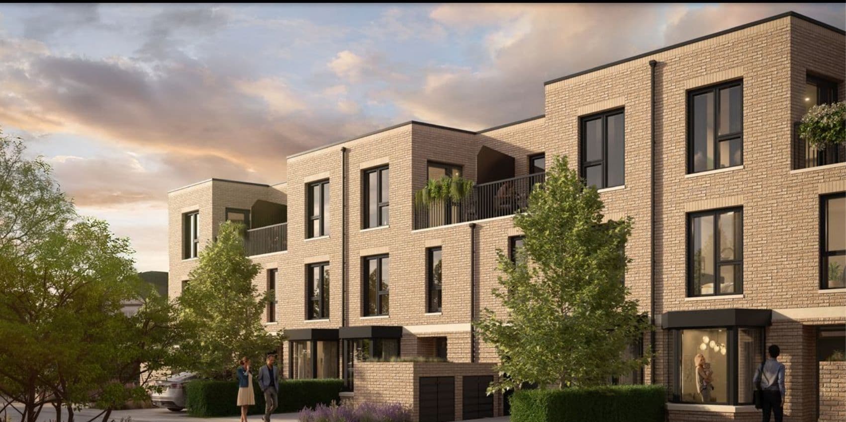 Twickenham Square — Townhouses dusk