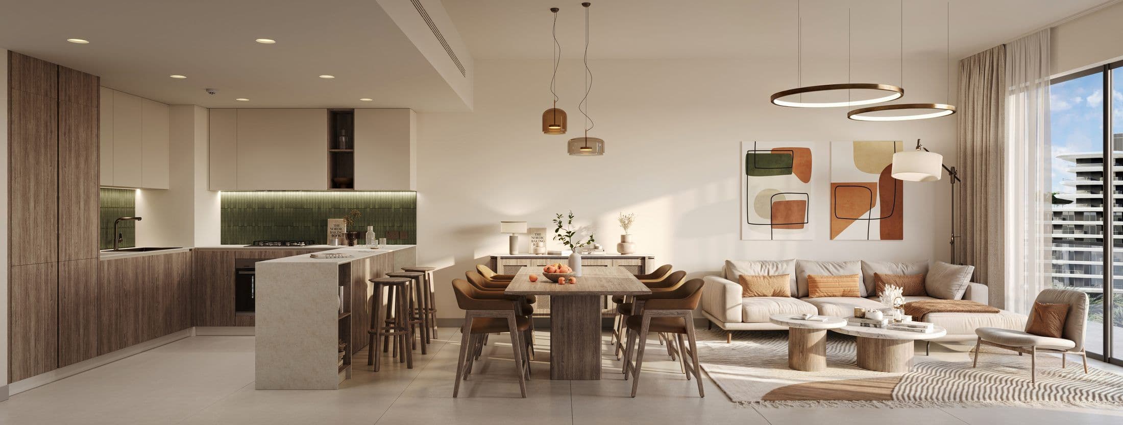Verdes by Haven — Living kitchen