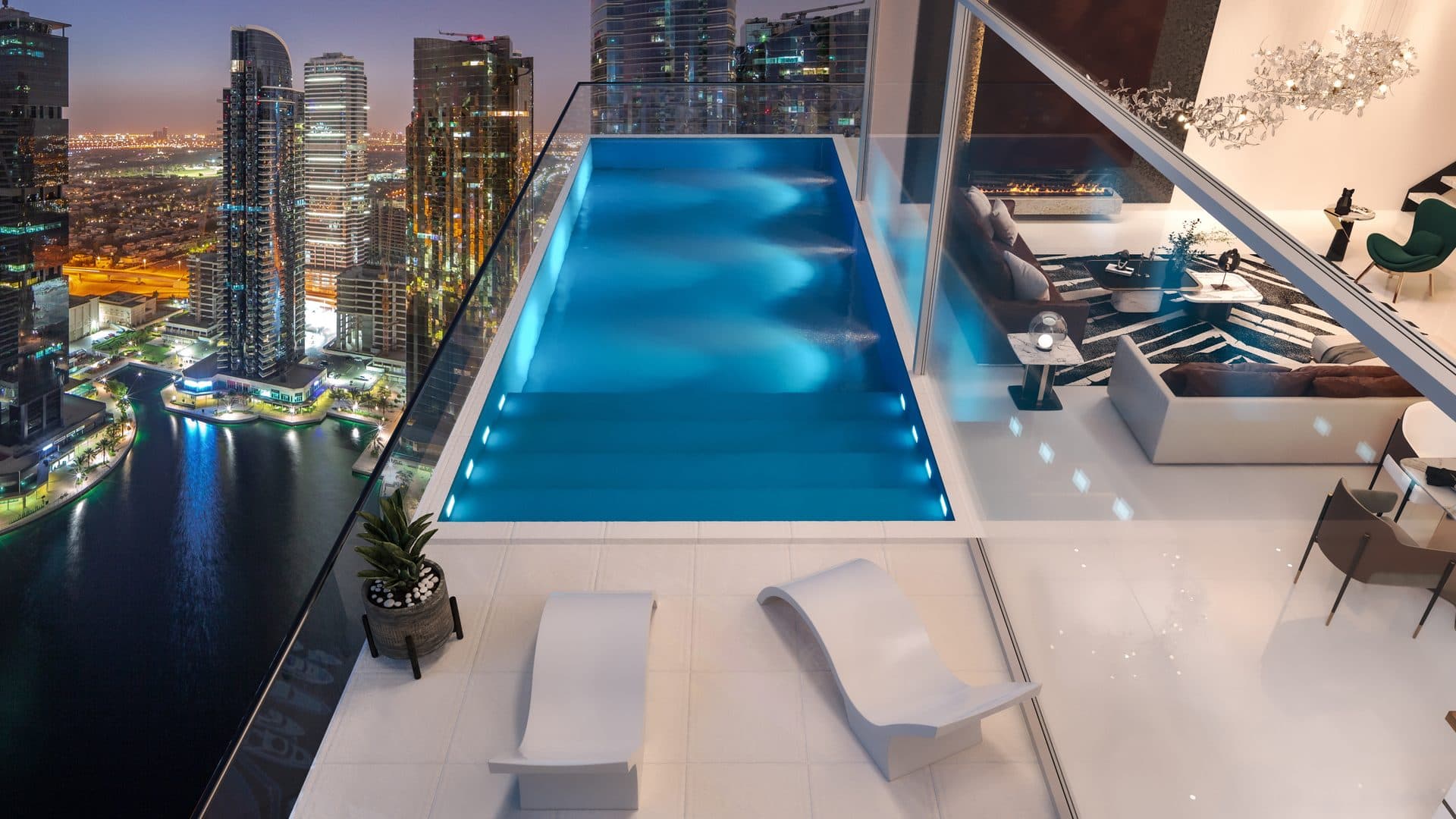 Viewz by Danube — Sky villa pool