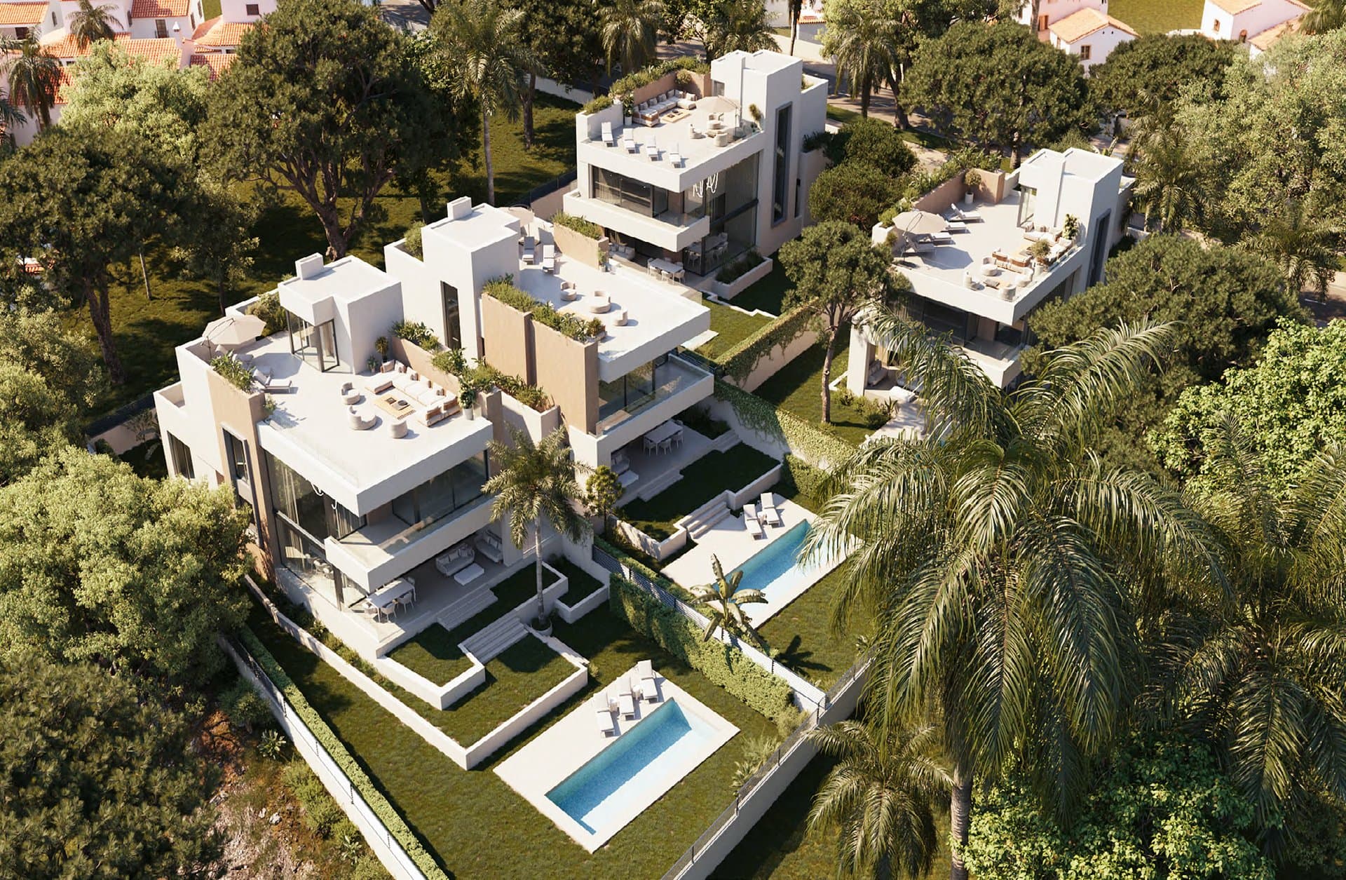 Villas Sirocco — Aerial hero