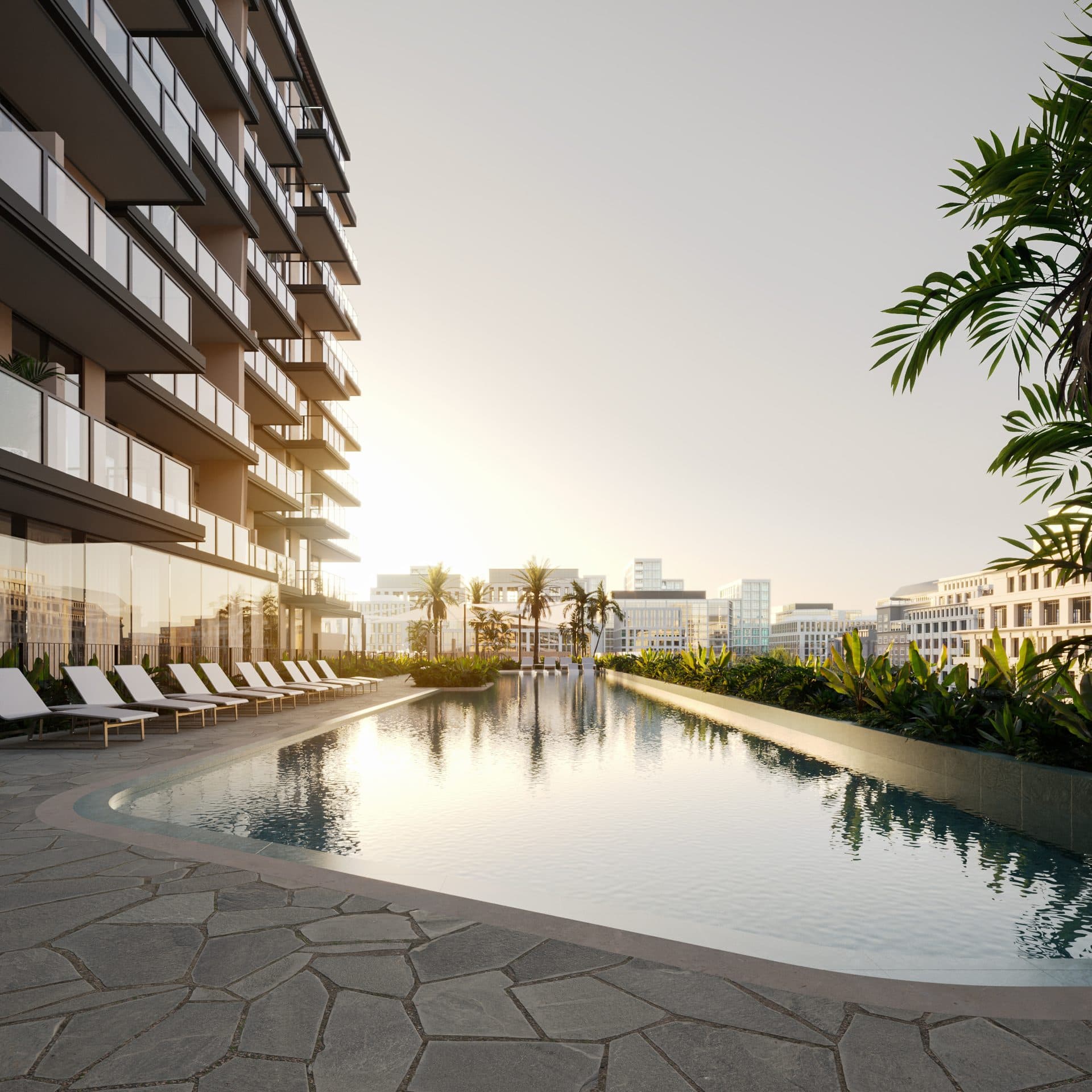 West F5 Residences (DoubleTree by Hilton) — Pool