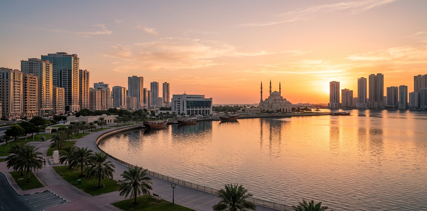 Sharjah. The UAE's cultural capital, minutes from Dubai.