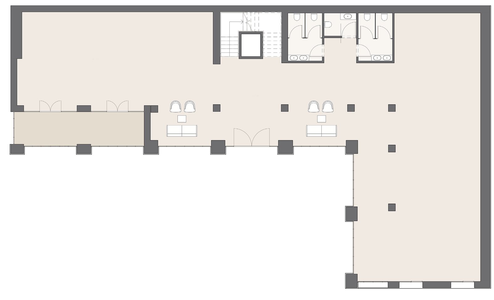 La Perla Business Center — unit types and floor plans